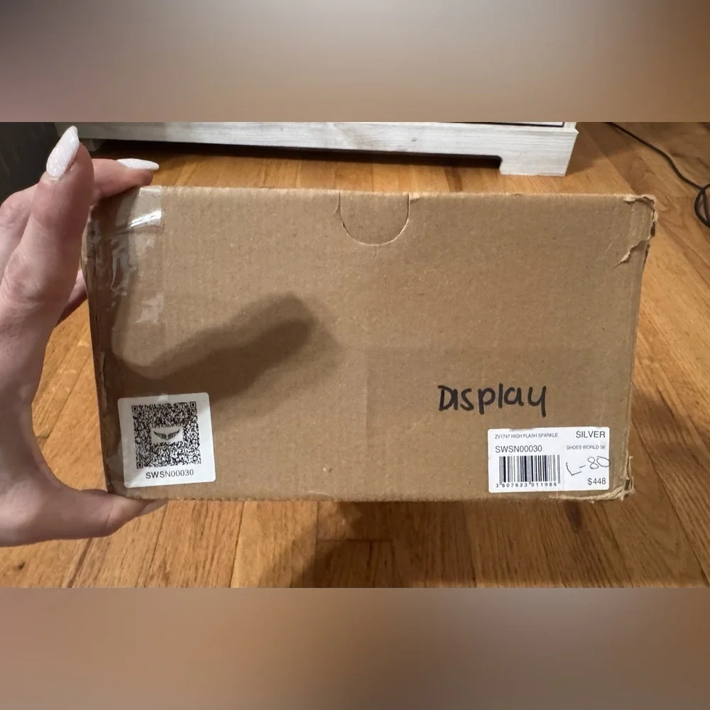 ZADIG & VOLTAIRE ZV1747 High Flash Glittery Sneakers size 36 - Picture 11 of 12